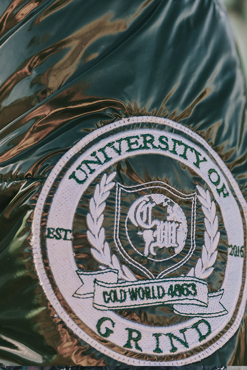 University of Grind Shiny Puff Jacket