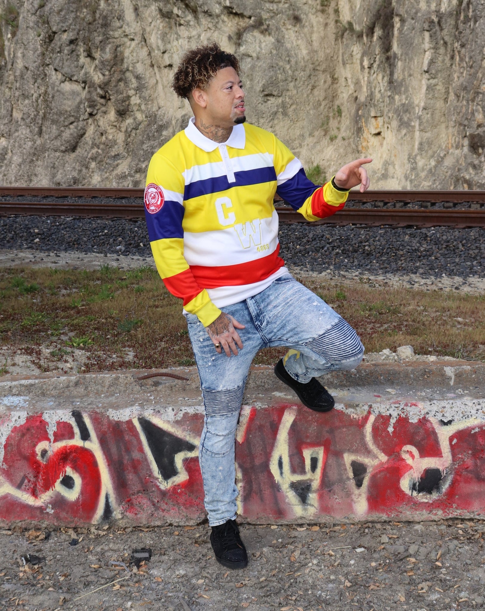 "UNIVERSITY OF GRIND MEN"S LONG SLEEVE"